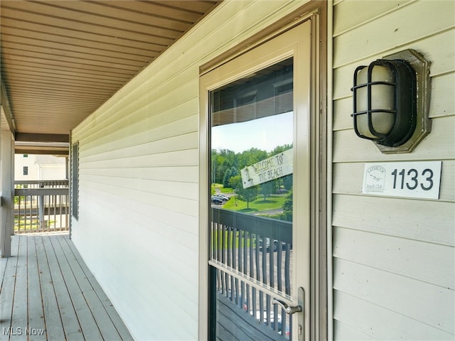 5237 Lake Rd W Unit 1133, Ashtabula, OH 44004 - view of wooden deck
