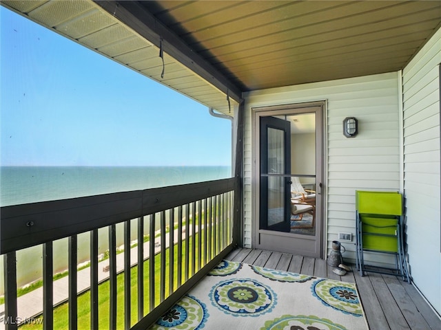 5237 Lake Rd W Unit 1133, Ashtabula, OH 44004 - balcony featuring a water view