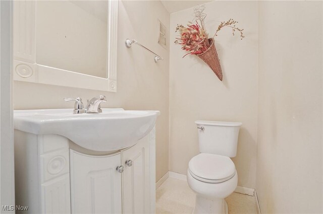 240 S Park Dr, Aurora, OH 44202 - bathroom featuring vanity and tile patterned flooring