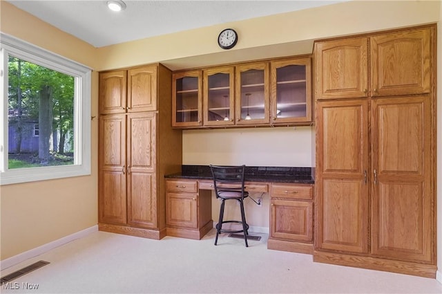 240 S Park Dr, Aurora, OH 44202 - unfurnished office with built in desk and light colored carpet