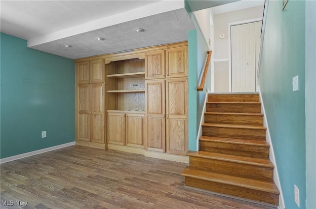 240 S Park Dr, Aurora, OH 44202 - stairway featuring wood finished floors