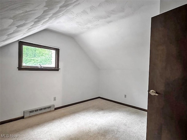 1027 Twp Rd Unit 1806, Ashland, OH 44805 - additional living space with baseboard heating, vaulted ceiling, and carpet