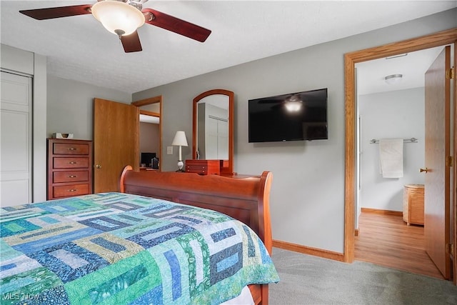 4190 Springdale Rd, Stow, OH 44224 - bedroom with carpet flooring and ceiling fan