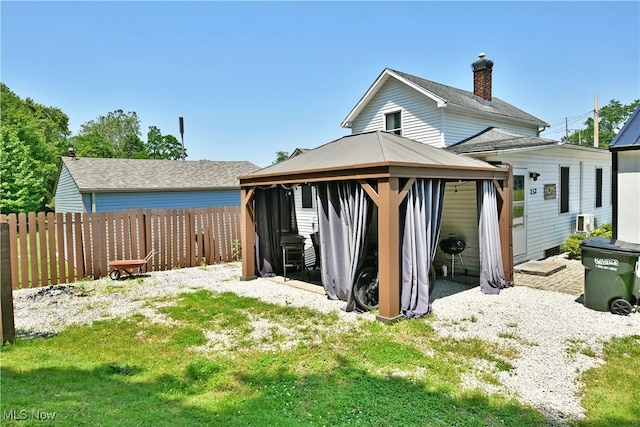 252 E Main St, Newton Falls, OH 44444 - back of property with a gazebo