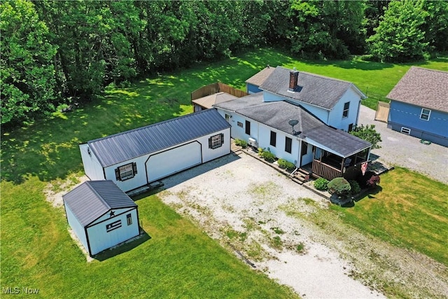 252 E Main St, Newton Falls, OH 44444 - aerial view of property and surrounding area