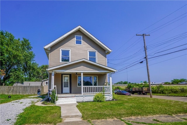 1384 Stark Ave SW, Canton, OH 44706 - traditional style home featuring covered porch