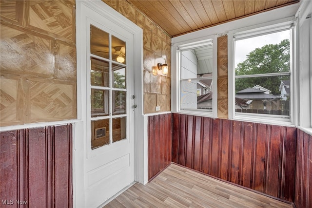 654 Van Everett Ave, Akron, OH 44306 - view of unfurnished sunroom