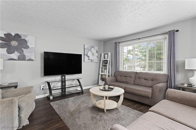 3247 Brooklawn Dr, Norton, OH 44203 - living room with a textured ceiling and wood finished floors