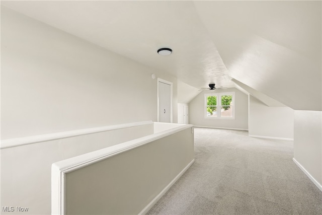 10212 Grace Ave, Garfield Heights, OH 44125 - additional living space featuring vaulted ceiling and light carpet