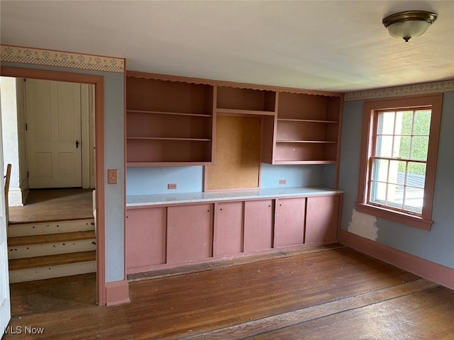989 Orchard Hill Cir, Massillon, OH 44646 - unfurnished office with dark wood-type flooring and baseboards