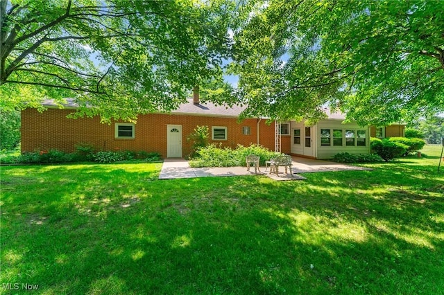 3612 Ridge Rd, Cortland, OH 44410 - back of property featuring a yard