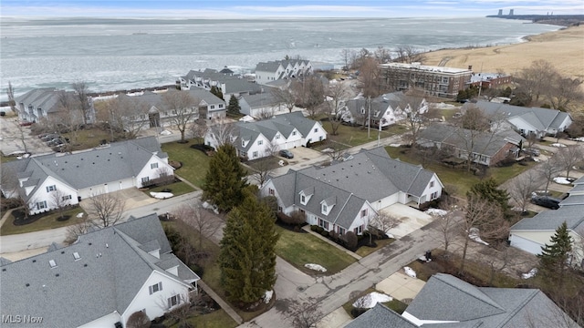 662 2nd St Unit 2, Fairport Harbor, OH 44077 - aerial perspective of suburban area with a large body of water
