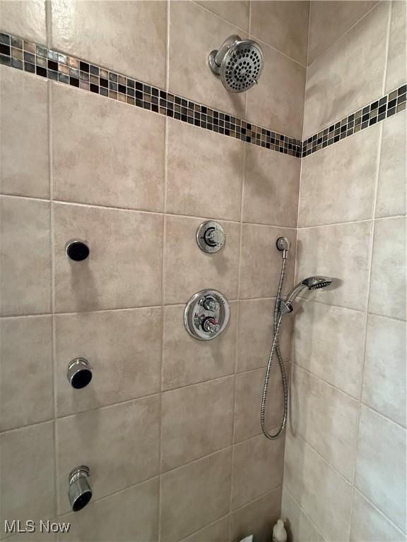 196 Chisholm Ct, Aurora, OH 44202 - full bath featuring tiled shower