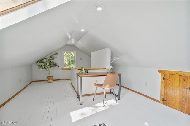 935 Portage Lakes Dr, Coventry Township, OH 44319 - office with lofted ceiling and baseboards