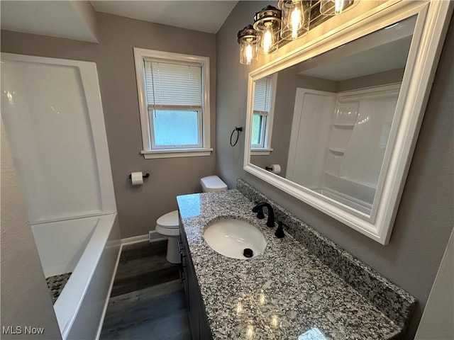 7295 Clovermeade Ave, Poland, OH 44514 - bathroom featuring vanity and wood finished floors