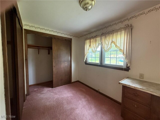 3022 Heatherbrae Dr, Poland, OH 44514 - unfurnished bedroom with light colored carpet and a closet