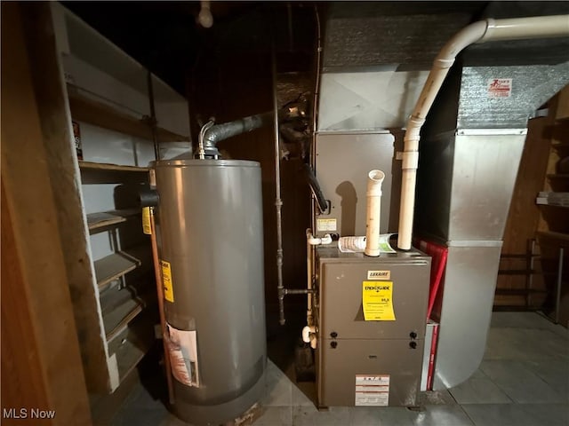 3022 Heatherbrae Dr, Poland, OH 44514 - utilities with water heater