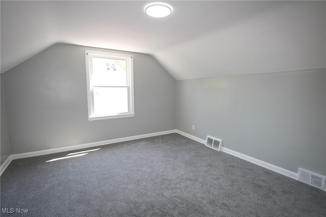 230 E 242nd St, Euclid, OH 44123 - additional living space with lofted ceiling and dark colored carpet