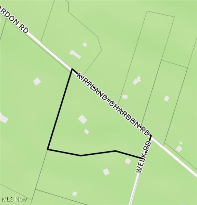 9999 Kirtland Chardon Rd, Chardon, OH 44024 - map / location of property area