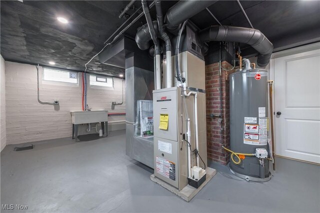 17631 Milburn Ave, Cleveland, OH 44135 - utilities with water heater and heating unit