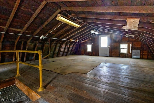 125 N Arlington Ave, Niles, OH 44446 - unfinished attic featuring plenty of natural light
