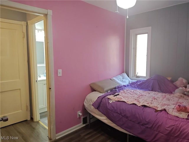 3211 Latimer Ave, Ashtabula, OH 44004 - bedroom with wood finished floors and a sink