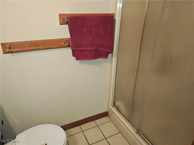 3211 Latimer Ave, Ashtabula, OH 44004 - bathroom with a shower stall and tile patterned floors