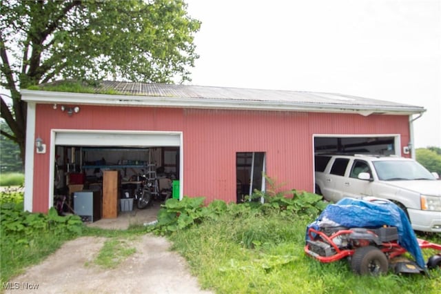 4896 High Hill Rd, Cambridge, OH 43725 - view of detached garage