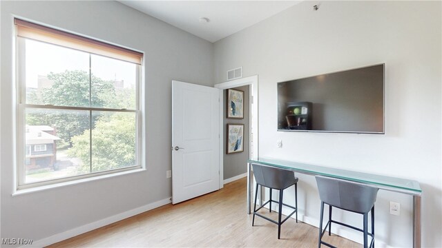 1846 Front St Unit 402, Cuyahoga Falls, OH 44221 - office with wood finished floors and baseboards