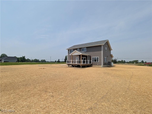 41861 State Route 303, Lagrange, OH 44050 - rear view of property with a deck