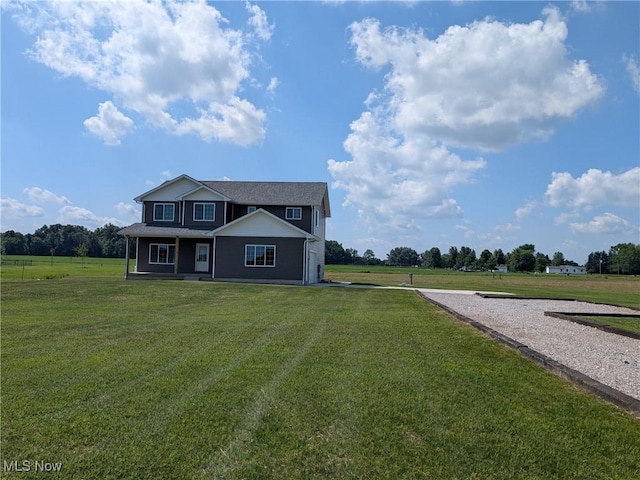 41861 State Route 303, Lagrange, OH 44050 - view of front of house with a front yard and a porch