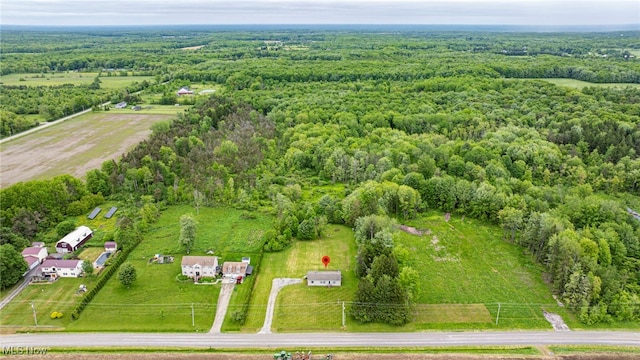 6835 Sidley Rd, Thompson, OH 44086 - aerial view of a heavily wooded area