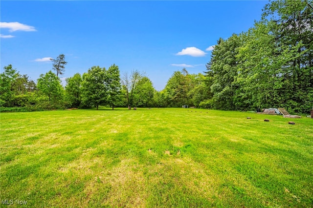 6835 Sidley Rd, Thompson, OH 44086 - view of green lawn with a view of rural / pastoral area