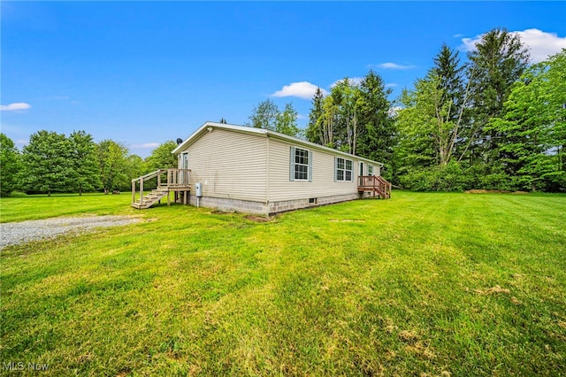 6835 Sidley Rd, Thompson, OH 44086 - view of property exterior with a lawn