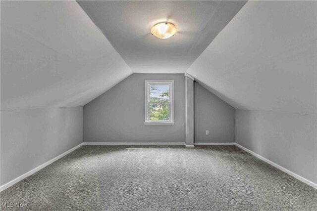 1530 Franklin Ave, Kent, OH 44240 - additional living space with carpet and vaulted ceiling