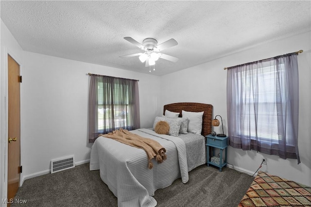 3937 W 227th St, Fairview Park, OH 44126 - bedroom featuring carpet flooring, ceiling fan, and a textured ceiling