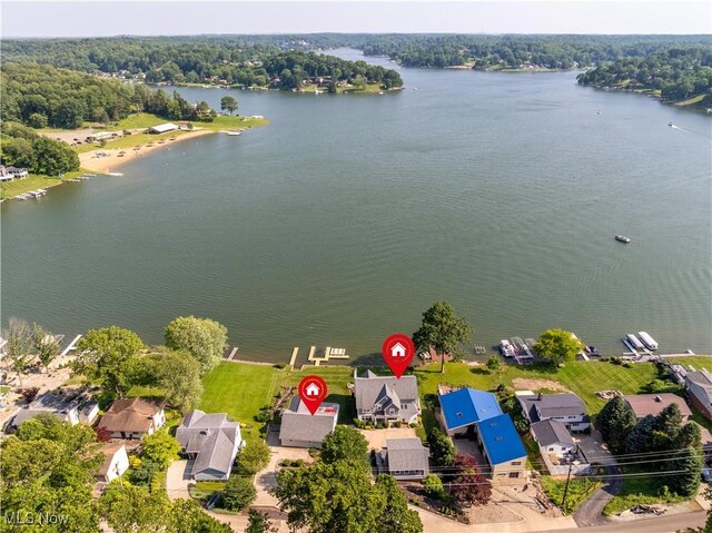 32 E Mohawk Dr, Malvern, OH 44644 - drone / aerial view of a nearby body of water