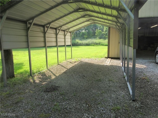 4455 Buck Run, Linesville, PA 16424 - view of parking / parking lot with a carport