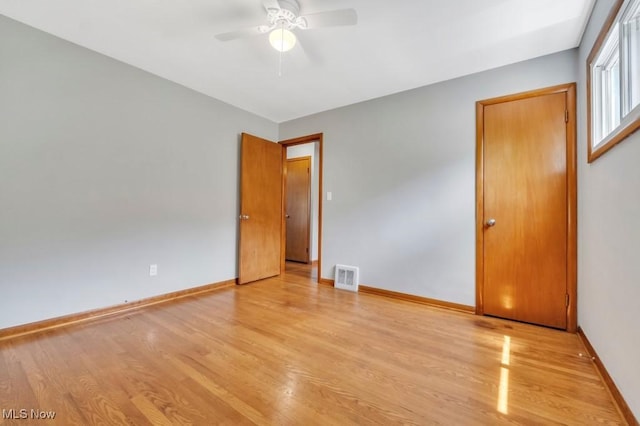 4465 W 156th St, Cleveland, OH 44135 - spare room featuring light wood-style floors and a ceiling fan