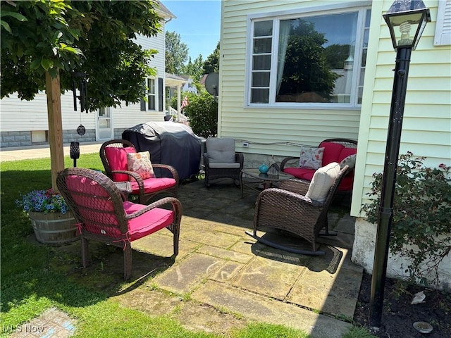 815 N Walnut St, Dover, OH 44622 - view of patio / terrace featuring grilling area