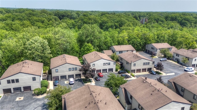 552 Turney Rd Unit A, Bedford, OH 44146 - aerial view of residential area with a forest