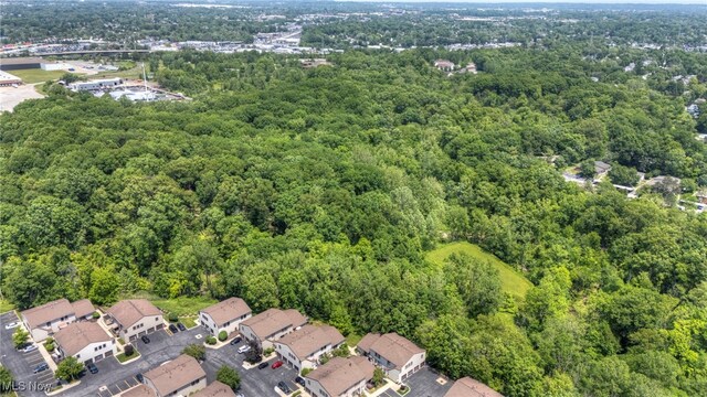 552 Turney Rd Unit A, Bedford, OH 44146 - aerial overview of property's location with a forest