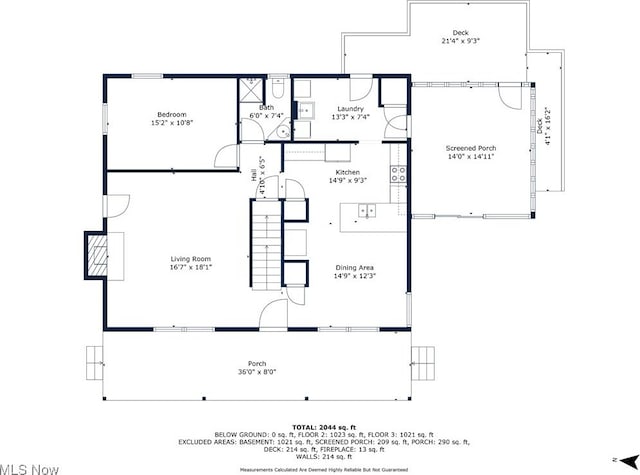 15961 Terramont St NE, Minerva, OH 44657 - view of floor plan / room layout