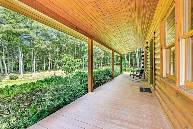 15961 Terramont St NE, Minerva, OH 44657 - view of wooden porch