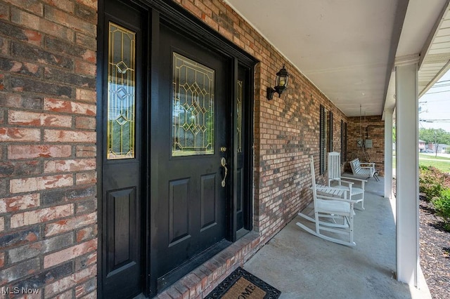 106 Wedgewood Dr, Parkersburg, WV 26104 - entrance to property with a porch and brick siding