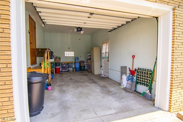 104 W Blvd, Mingo Junction, OH 43938 - garage with a garage door opener