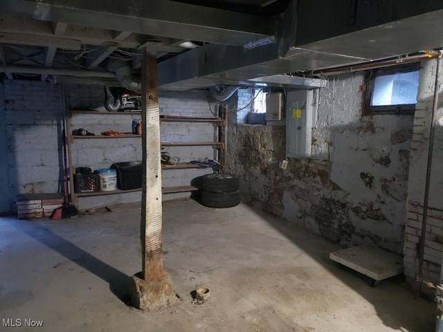 812 W W, Elyria, OH 44035 - below grade area featuring electric panel and healthy amount of natural light