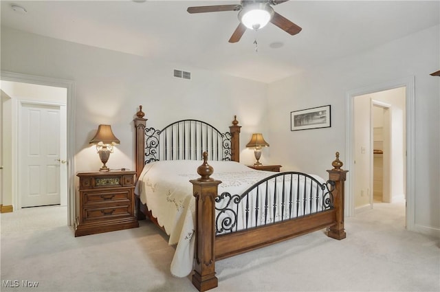 1288 Windward Ln, Kent, OH 44240 - bedroom featuring carpet floors and ceiling fan