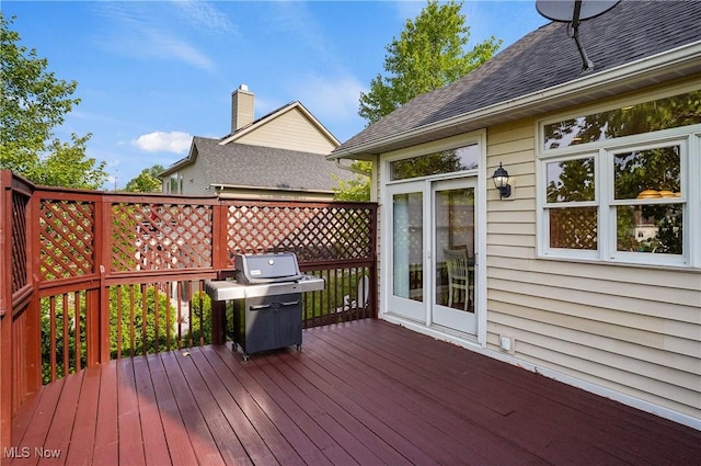 1288 Windward Ln, Kent, OH 44240 - deck with a grill