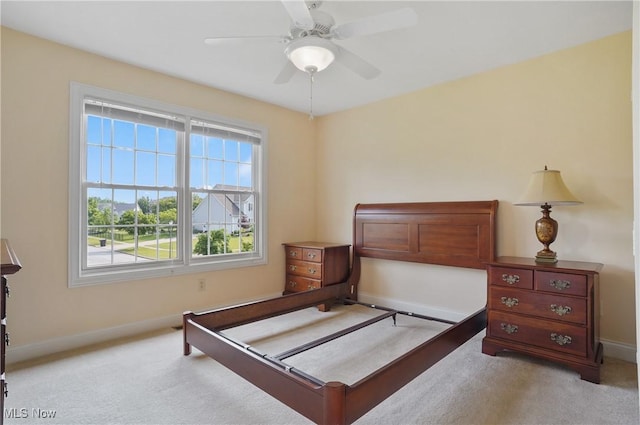 1288 Windward Ln, Kent, OH 44240 - carpeted bedroom with baseboards and a ceiling fan